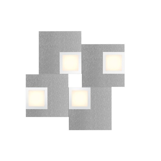 BANKAMP New Quadro taklampa 4 lampor, aluminium