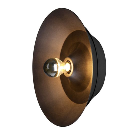 SLV Bato 35 vägglampa E27 svart