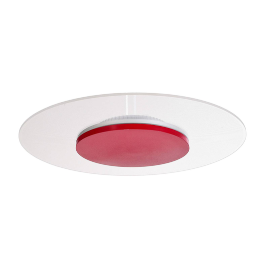 LED-taklampa Zaniah, 360° ljus, 18W, röd