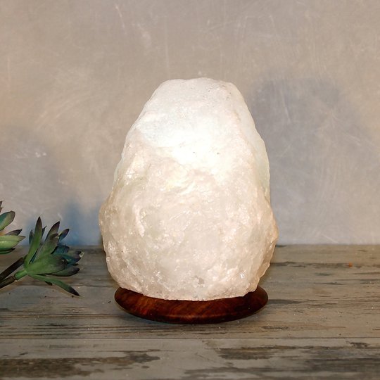 Saltkristallampa Rock White Line, 2-3 kg