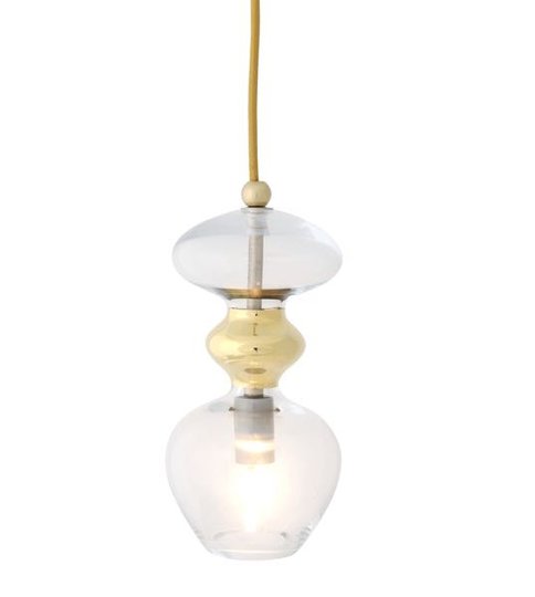 Futura pendel klar 24cm (Mässing/guld)