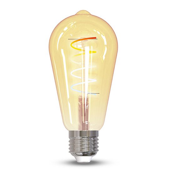Müller Licht tint LED-lampa Retro guld E27 5,5 W