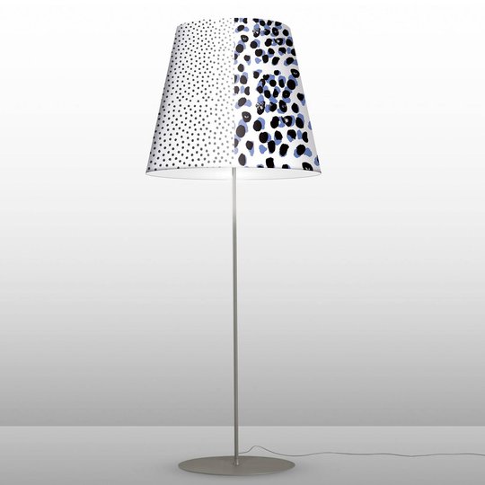 Axolight Melting Pot 80 golvlampa blå vit