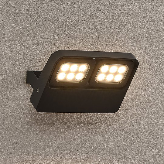 Lucande Kyrilo utomhus LED-spot, 12 LED