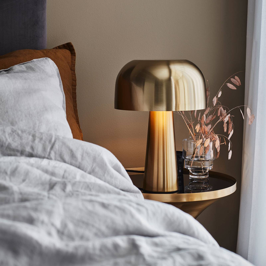Bordslampa Blanca, brons