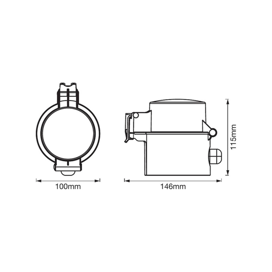 LEDVANCE SMART+ WiFi outdoor plug EU IP44