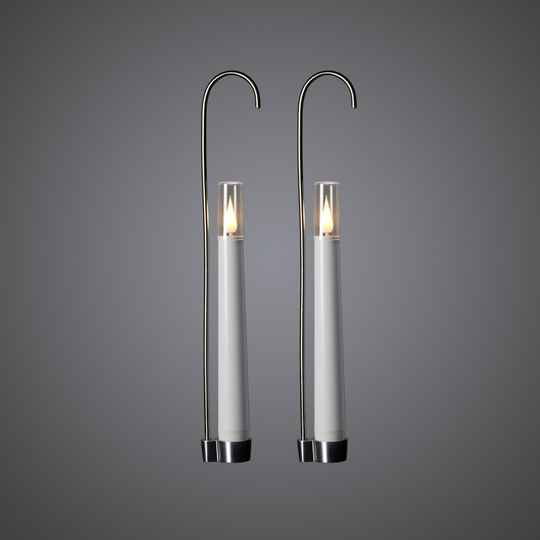 Ljus 2st LED hängande (Vit)