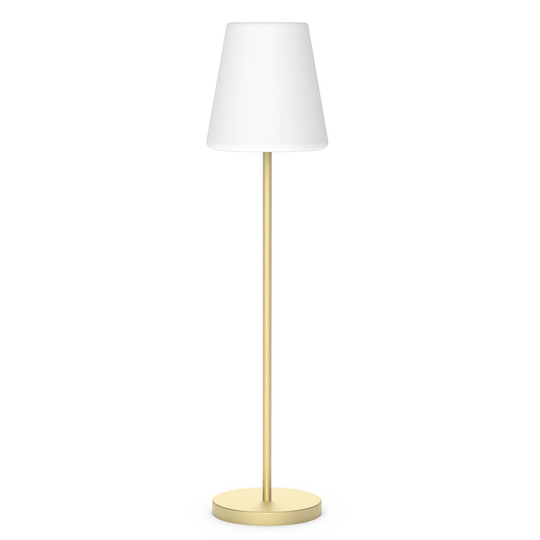 Newgarden Lola Slim 180 solcellsgolvlampa mässing