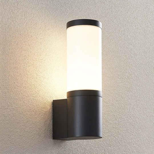 Lucande Rhijana LED-utomhusvägglampa, IP54