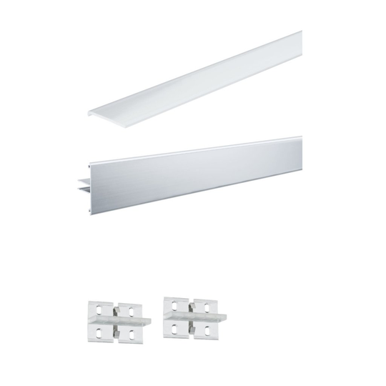 Duo Profil Set inkl. Clips & Diffusor (Aluminium)