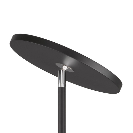 LED-golvlampa Fabi av metall, dimbar, svart