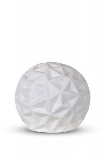 Fasette bordlampa (Vit)