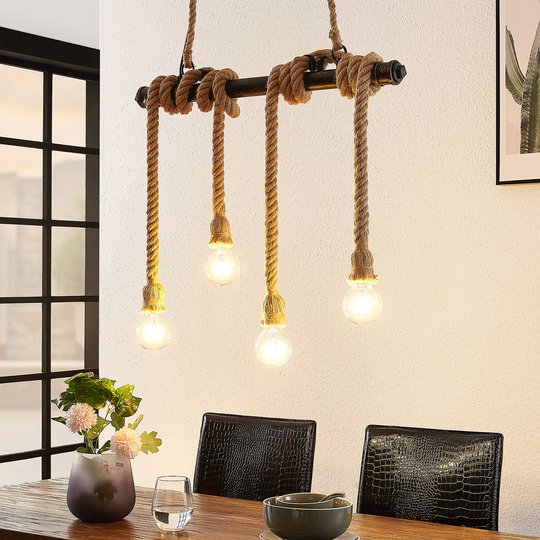 Lindby Hajo pendellampa, 4 lampor