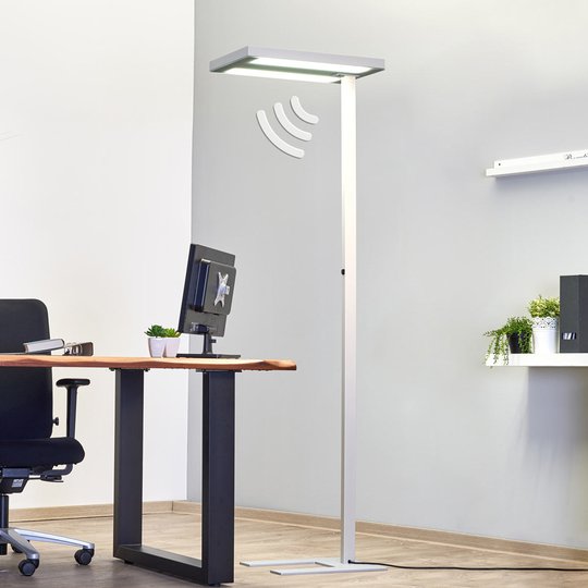Golvlampan Free-F LED10000 HFDd 840 SD grå