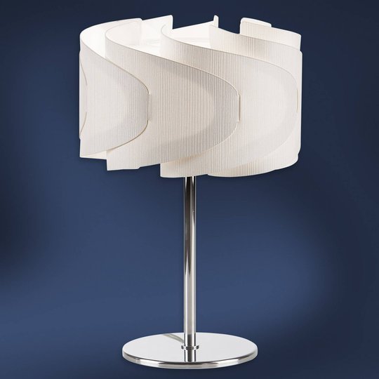 Bordslampa Lumetto Ellix i träoptik