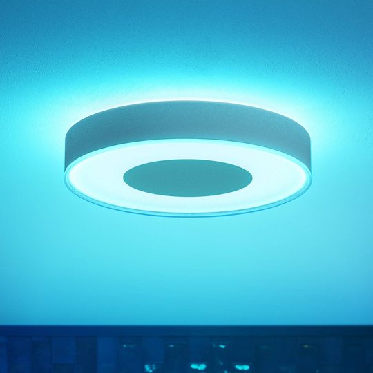 Philips Hue Xamento LED-taklampa IP44 42,5 cm