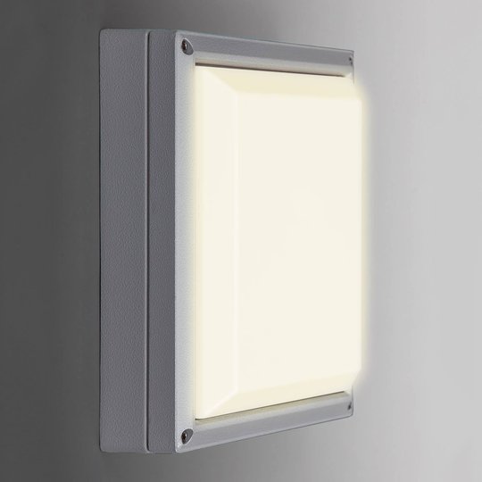 SUN 11 - LED vägglampa 13W, ljusgrå 3K