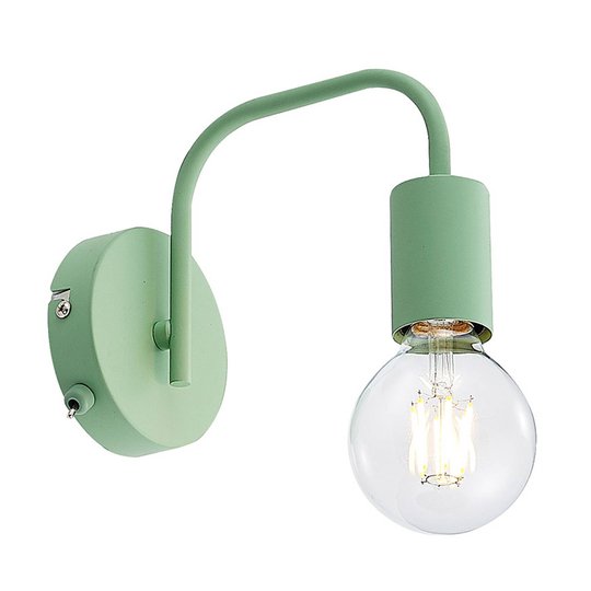 Lindby Erivana vägglampa, caledongrön