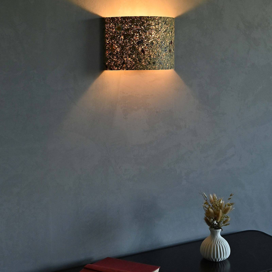 LeuchtNatur Cortex vägglampa alpäng