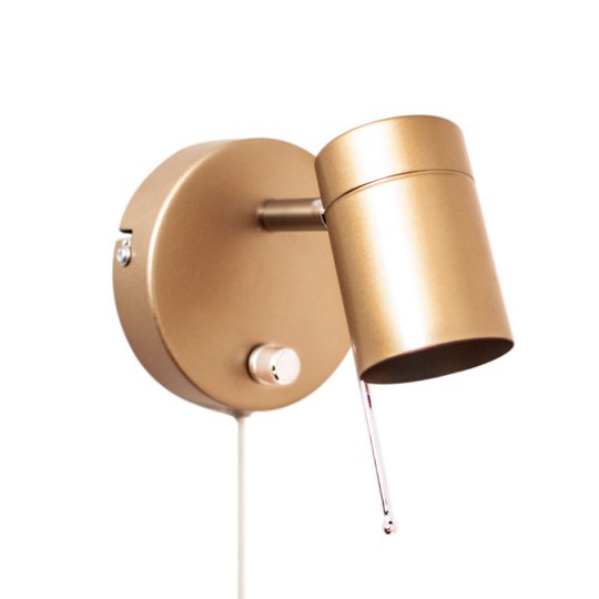 Correct vägglampa (Mässing/guld)
