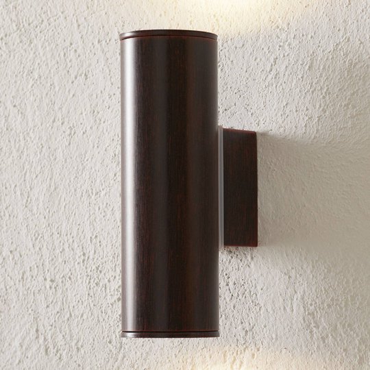 LED-utomhusvägglampa Riga med två ljuskällor