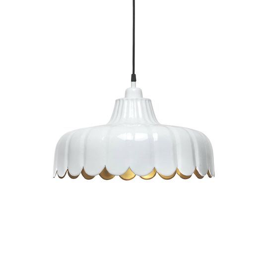 PR Home Wells pendellampa vit/guld