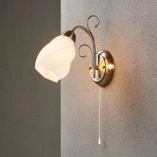 Romantisk vägglampa Amedea
