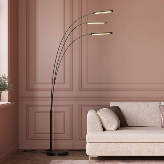 KARE Space LED-golvlampa i svart
