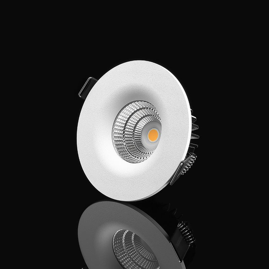 Downlight fast 7W 2700K ink driver , 24,36,64° reflectorer