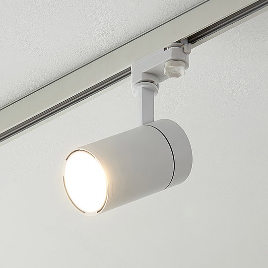 Arcchio Cady LED-skenspotlight vit 15° 22W