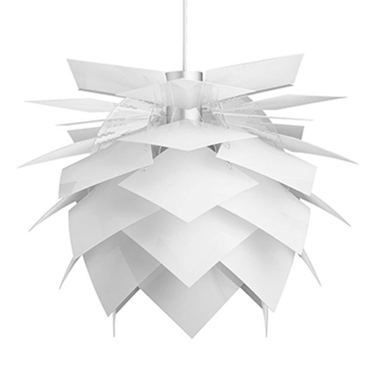 Dyberg Larsen PineApple M hänglampa Ø 45 cm vit