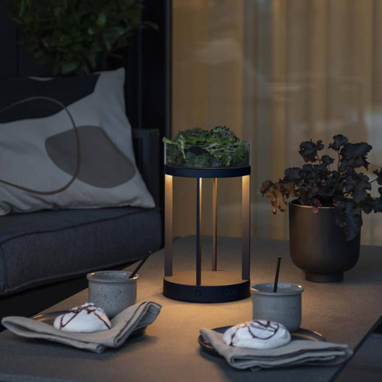 LED-dekorbelysning Chieti USB, svart