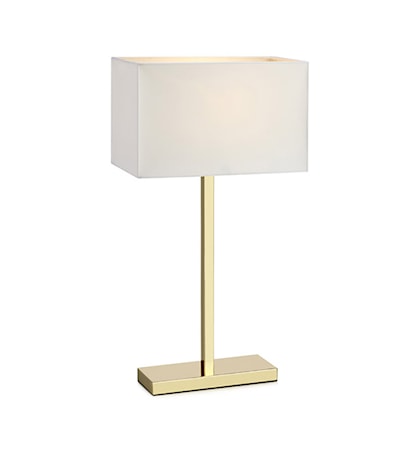 Savoy Bordslampa Mässing/Vit