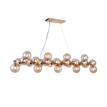 Dallas Pendel 123cm Guld/Bärsten