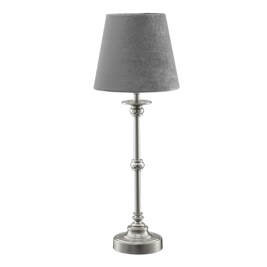 Axel bordlampa 48cm (sammet) (Grå)
