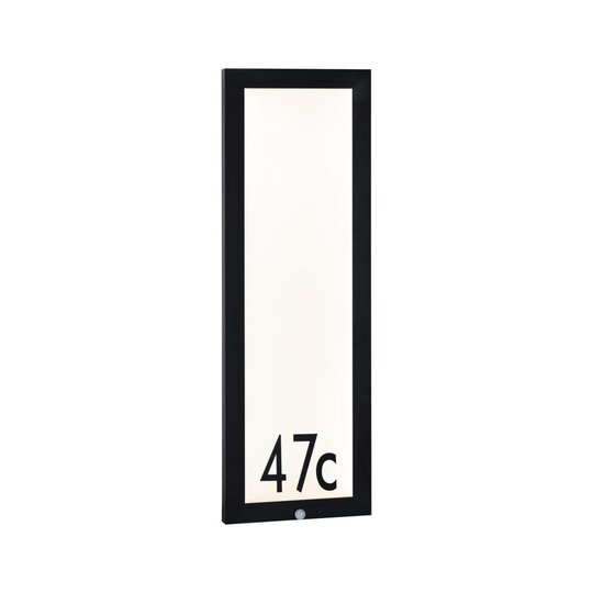 House Number 90cm m. sensor (Antracit)
