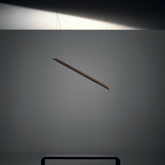 Knikerboker Schegge LED-hänglampa 1 lampa brun