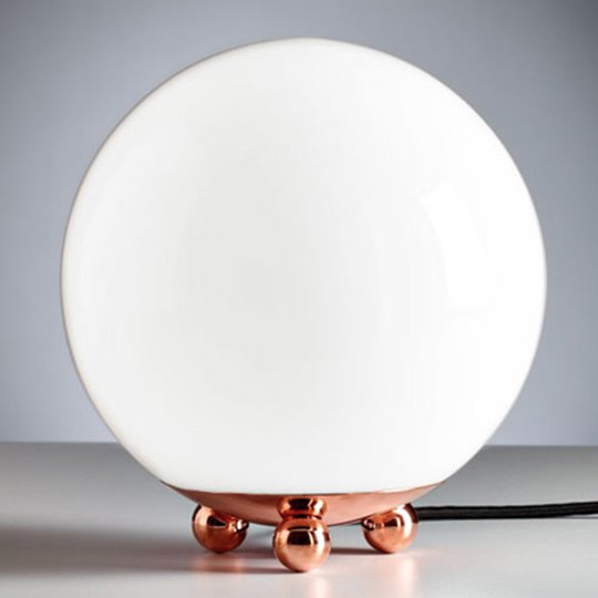 Bordslampa i Art Deco-stil från Frankrike, koppar