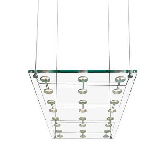 Elegant designerhänglampa SOSPESA i glas