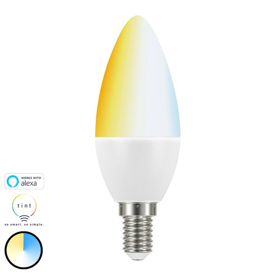 Müller Licht tint white LED-kronljuslampa E14