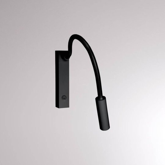 LOUM Arok LED-vägglampa 2 700 K svart matt