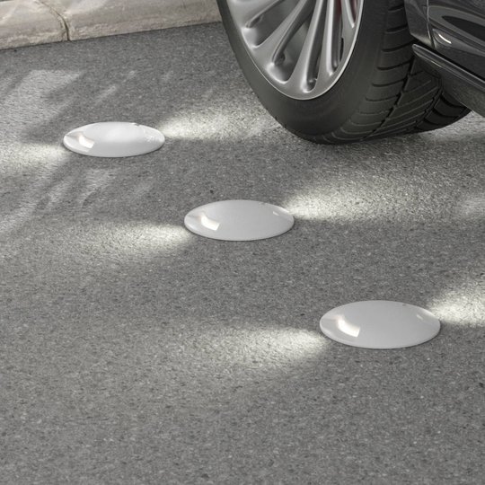 LED-markinbyggnadslampa Ceci 160-2L grå CCT