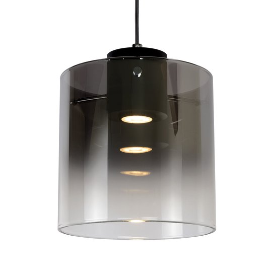 LED-hänglampa Owino med spegeleffekt, Ø 20 cm