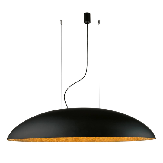 Hänglampa Canoe V, svart/guld