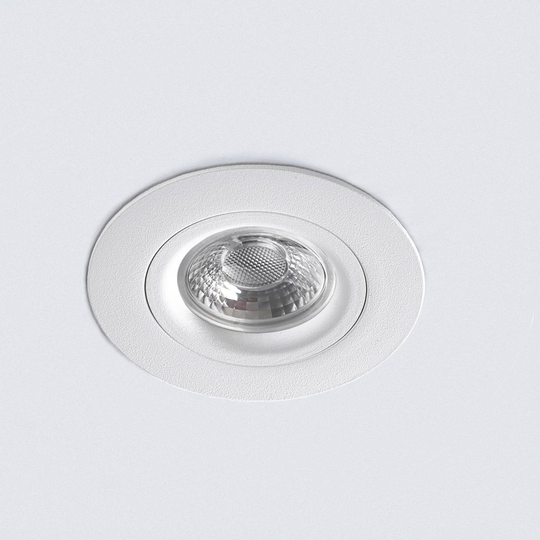 LED-downlight DL6809, rund, vit