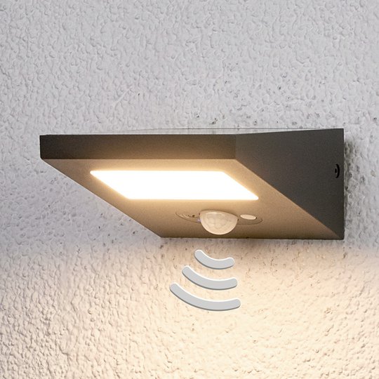 Nedåtstrålande solar-utomhusvägglampa Felin