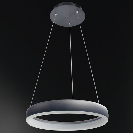 WiZ Clint LED-hänglampa silver Ø 40 cm