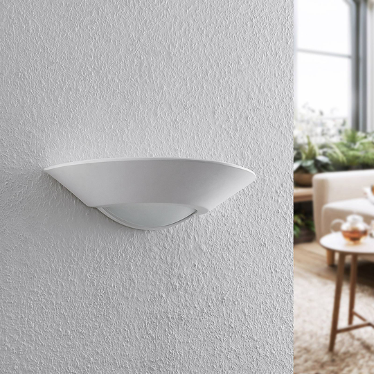 Lindby Opana LED-vägglampa av gips