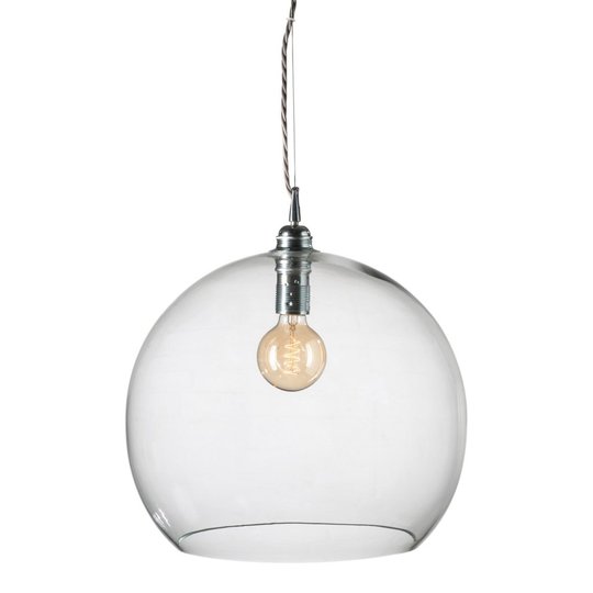 Rowan glaspendel 39cm (Klar/transparent)