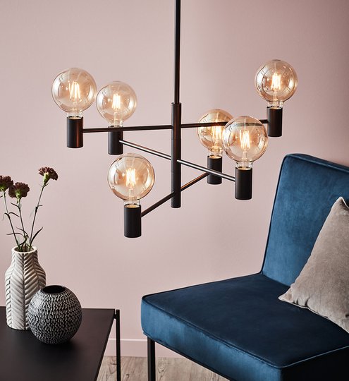 CAPITAL BLACK INCL. BULBS